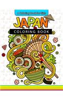 Japan Coloring Book