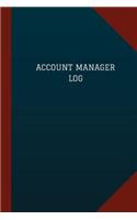 Account Manager Log (Logbook, Journal - 124 pages, 6" x 9"): Account Manager Logbook (Blue Cover, Medium)(Logbook/Record Books)