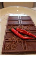 Spicy Chocolate! Red Chili Pepper on a Candy Bar Sweet Heat Journal