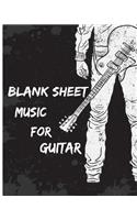 Blank Sheet Music For Guitar