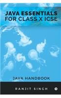 Java Essentials for Class X ICSE: Java Handbook