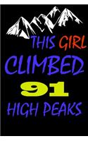 This Girl climbed 91 high peaks