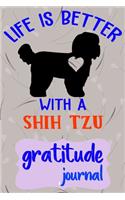 Gratitude Journal: Practice Gratitude and Daily Reflection to Reduce Stress, Improve Mental Health, and Find Peace in the Everyday For Shih Tzu Dog Puppy Owners and Lo