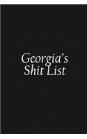 Georgia's Shit List