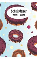 Schulplaner 2019 - 2020: Donut 2 Blau das hausaufgabenheft 2019 - 2020 für das neue schuljahr; mit kalender, stundenplan für jedes semester, wochenplaner, kontaktliste und g