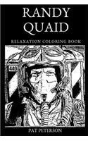 Randy Quaid Relaxation Coloring Book