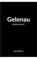 Gelenau: Notizbuch / Notizblock A5 Punktraster - 120 Seiten Notizblock / Journal / Notebook für deine Stadt