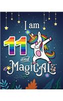 Unicorn Journal I am 11 and Magical