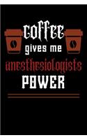 COFFEE gives me anesthesiologists power