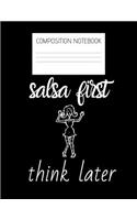 salsa first Composition Notebook