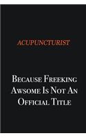 Acupuncturist Because Freeking awsome is not an official title: Writing careers journals and notebook. A way towards enhancement