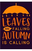 Leaves Are Falling Autumn Is Calling