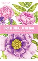 Gratitude Journal Cultivate Gratefulness and Positivity: Purple Carnation(58 Flora & Fauna Diary)