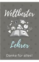 Weltbester Lehrer Danke Für Alles!