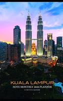 Kuala Lampur Note Monthly 2020 Planner 12 Month Calendar