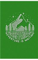 Adventure Is Waiting Journal Notebook - Lined Paper