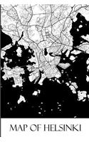 Map of Helsinki: Helsinki Map Travel Vacation Journal, Diary, Booklet, Notebook 6 x 9 With 100 Lined Paper Pages (Finland Travel & Tourism Guide Accessories) (Volume(1 Finland Travel & Tourism Guide Accessories)