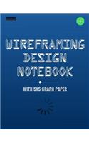 Wireframing Design Notebook with 5x5 Graph Paper