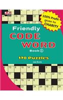 Friendly CODE WORD Book: (3 170 Classic Brain Game Series: Coded Crossword Puzzles)