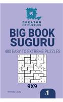 Creator of puzzles - Big Book Suguru 480 Easy to Extreme (Volume 1)