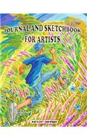 Journal and Sketchbook for Artists. 8.5 X 11. 120 Pages: Artist Book with Blank Pages for Drawing, Skribbling, Sketching or Doodling. Felt Tip Pen Children Drawing Illustration Cover.