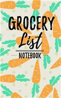 Grocery List Notebook