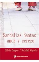 Sandalias Santas, amor y cerezo