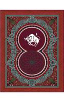 Monogram Taurus Sketchbook: Blank Art Pad Notebook Journal(79 Monogram Arabesqueone 150 Sketch)