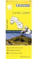Cantal, Lozire - Michelin Local Map 330