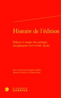 Histoire de l'Edition