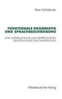 Funktionale Grammatik Und Sprachbeschreibung