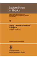 Group Theoretical Methods in Physics
