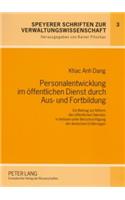 Personalentwicklung Im Oeffentlichen Dienst Durch Aus- Und Fortbildung