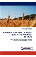 Research Overview of Barani Agricultural Research Institute