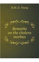 Remarks on the cholera morbus