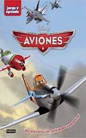 Aviones: Libro educativo con actividades y pegatinas