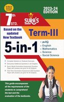 SURA'S 7th Standard 5 in 1 Term III Guide English Medium 2023-24 Edition