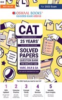 Oswaal CAT 25 Years' Chapter-wise and Topic-wise Solved Papers Question Bank 1990-2008, 2017-2022 VARC, DILR & QA (For 2023 Exam)