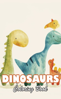 Dinosaurs Coloring Book for Adults: 100+ High-quality Illustrations for All Fans