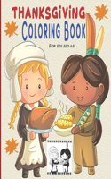Thanksgiving Coloring Book For Kid Age 4-8