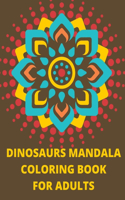 Dinosaurs Mandala Coloring Book