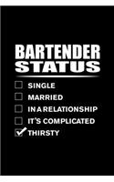 Funny Bartender Monthly Planner 2020 - 2021