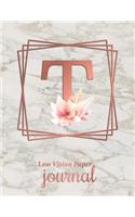 Low Vision Paper Journal