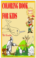Coloring Book for kids-The Hunter and the Dove