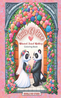 Tails of Love: Whimsical Animal Weddings Coloring Book for Adults & Teens: A Creative Escape celebrating Diversity with Enchanting, Seasonal Matrimony Scenes in Na