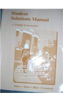 Student Solutions Manual for Beginning & Intermediate Algebra