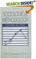 Sociological Methodology, Volume 30, 2000