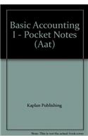 Basic Accounting I  - Pocket Notes