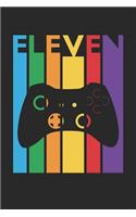 Gaming Notebook for 11 Year Old Boys and Girls - Colorful Gaming Journal - 11th Birthday Gift for Gamer Diary