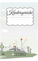 Kindersprüche Notizbuch
